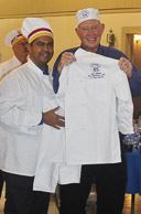 Paul and Efrain show off his new title - Dean Emeritus! IMG_5141.jpg